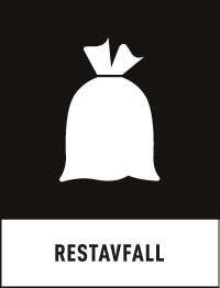 Dekal för restavfall